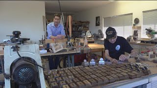 World War II Veteran makes handmade gifts for Vietnam Veterans