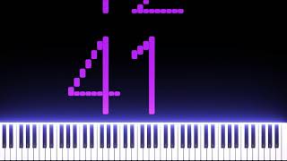 Numbers From 0 to 100 - Dark MIDI chords