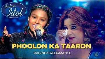 Phoolon Ka Taaron Ka | Ragini Performance | Indian Idol 15 Bhai Behen Special