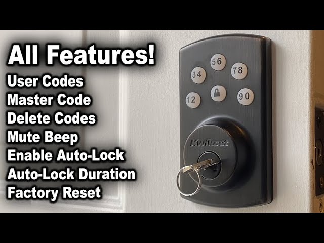 Como Instalar Una Cerradura Electronica Con Codigos kwikset - Electronic  Door Lock installation 