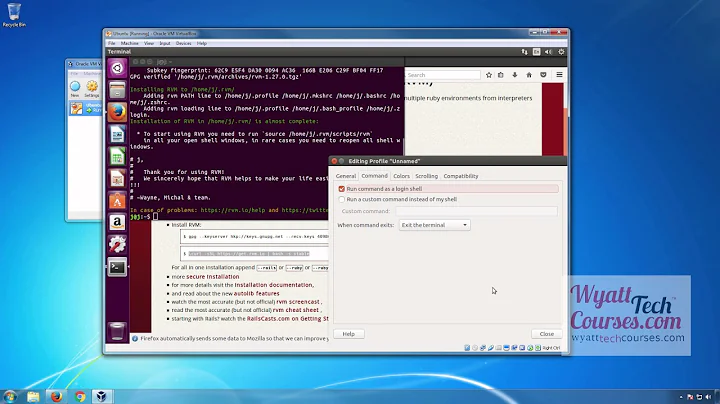 Lecture 6 - Install RVM and Ruby