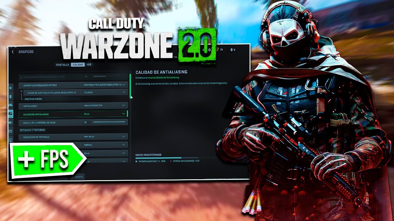 LA MEJOR CONFIGURACION DE GRAFICOS PARA WARZONE 2.0 EN PC *GTX 1650* MAS FPS YouTube