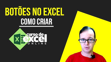 Como criar botões no excel - Curso de Excel OnLine