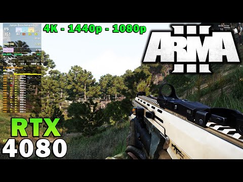 ArmA 3 | RTX 4080 | Ryzen 7 5800X3D | 4K - 1440p - 1080p | Ultra Settings