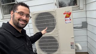 The Best Heat Pump for whole House? Mitsubishi Electric Hyper Heat 3 Zone intelli-Heat + Ductless
