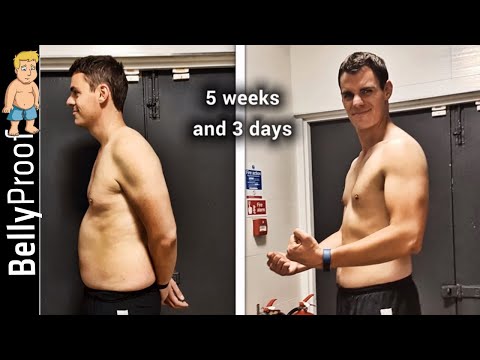 (38 Days) Fitness Transformation with BellyProof Weight Loss Challenge