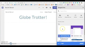 Embed Google Drawing in New Google Sites