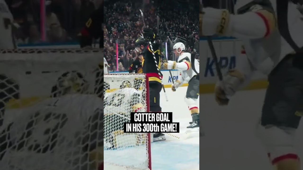 Paul Cotter goal in his 300th game!