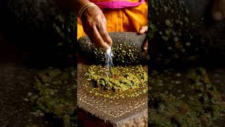 Granny Makes Fiery Spicy Chatni 🌶️🔥 Authentic Village Flavor #food #spicy #shorts