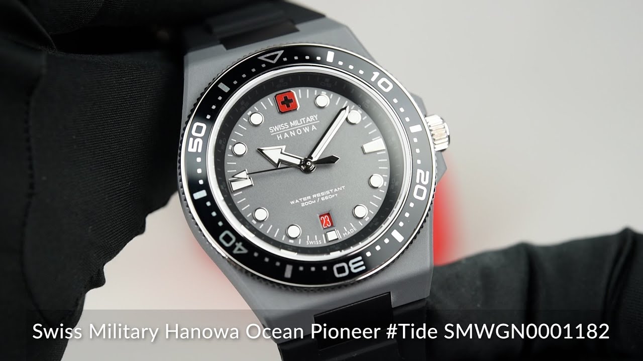 Swiss Military Hanowa Ocean Pioneer #Tide SMWGN0001182 - YouTube