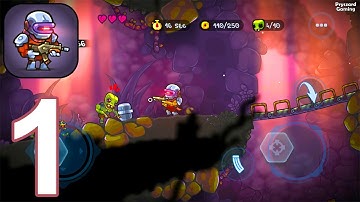 Zombotron Re-Boot - Gameplay Walkthrough Part 1 Level 1-2 (Android)