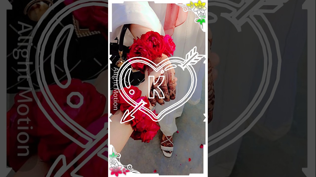💞K Romantic Love Status Video 2025|| Name Art Design||