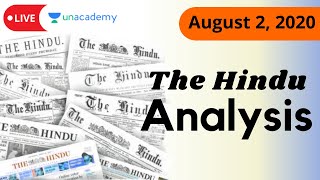 The Hindu Analysis | 2nd August | Current Affairs | Daily News |Verbal & Reading By Abhilasha Swarup