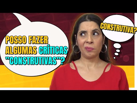 Vídeo: Qual é um exemplo de crítica construtiva?