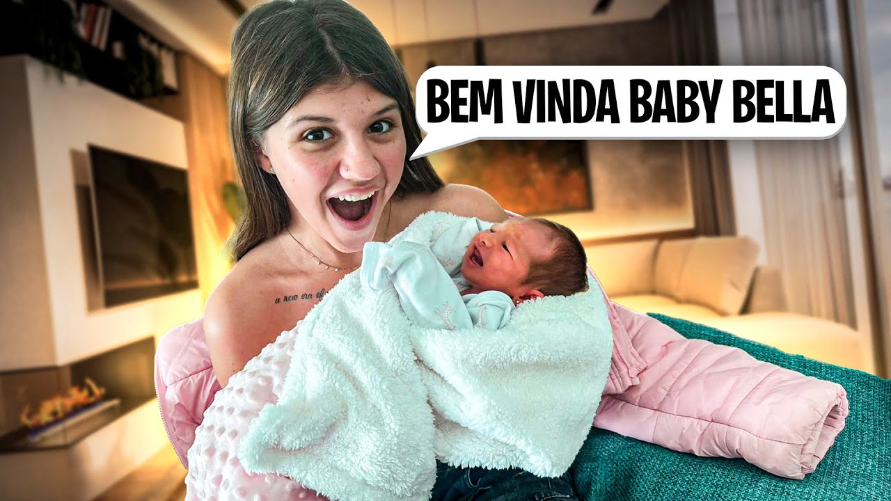 Minha REAÇÃO Vendo A Baby Bella… OFICIALMENTE DINDA‼️🎀 - YouTube