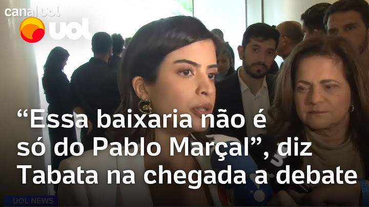 Debate RedeTV/UOL: Tabata Amaral critica adversários: 'Baixaria não é só de Pablo Marçal'