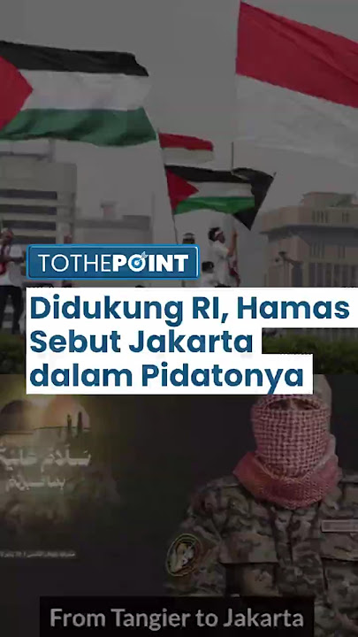 Hamas Tak Lupa Dukungan Indonesia, Jubir Al-Qassam Sebut Jakarta dalam Pidato usai Gencatan Senjata