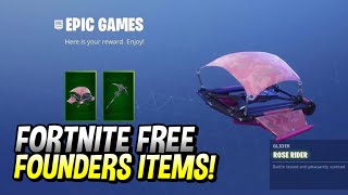 FORTNITE NEW FREE FOUNDERS ITEMS!