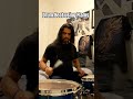 Drum Beat using Flams on the Snare Drum and Floor Tom. #drums #drummer #musician #shorts