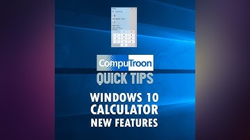 Windows 10 Calculator New Features 2018