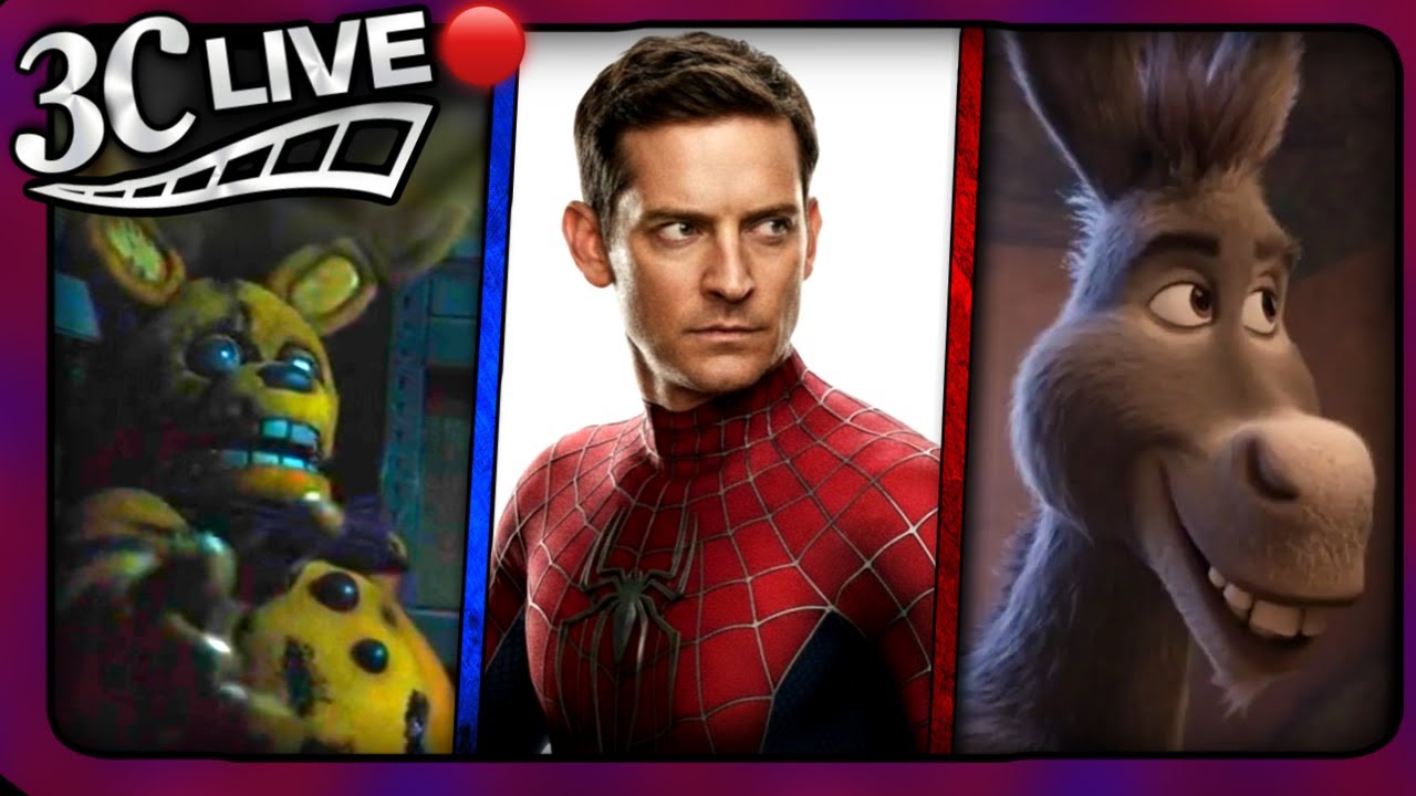 3C Live - Tobey's In Spider Suit, FNAF 3 Update, Donkey Origin Movie