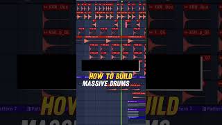 How To Build MASSIVE DRUMS  #musicproducer #musicproduction #flstudio