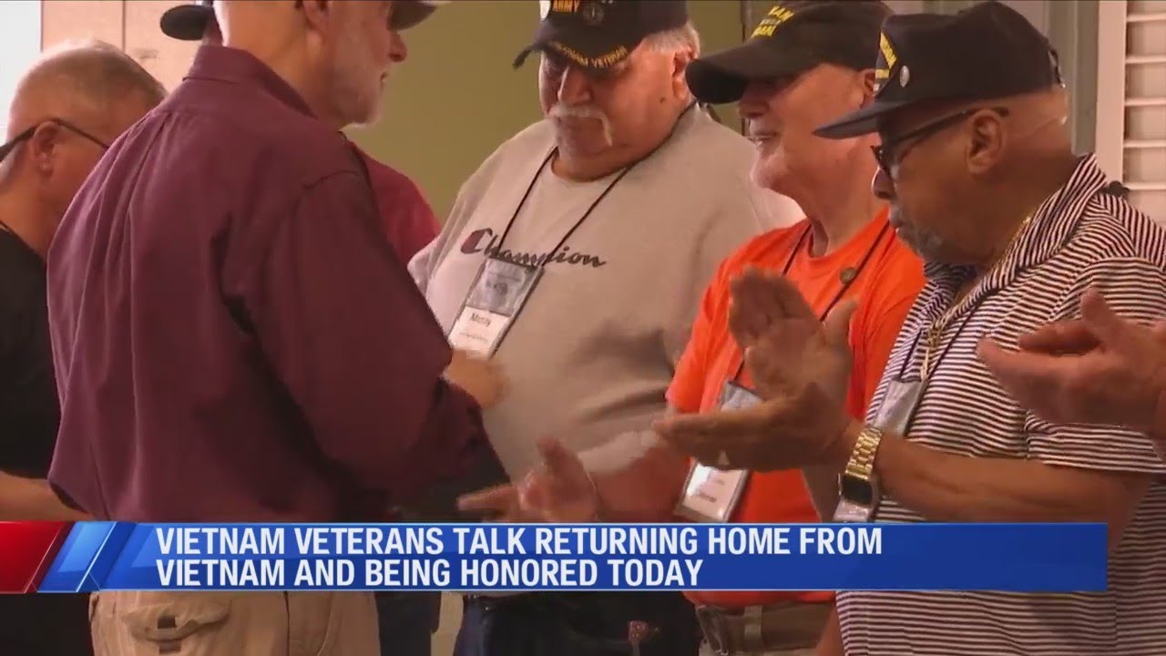 Veterans talk returning home from Vietnam and being honored today