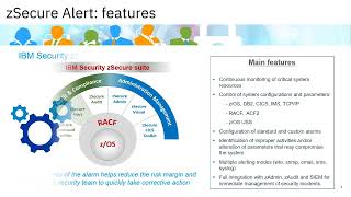 zSecure Alert overview