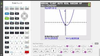 Calculator skills: Finding Zeros and Vertex on TI-84