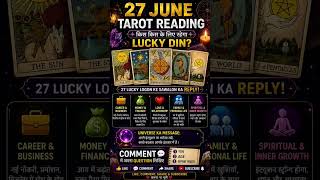 🔮 27 June Tarot Prediction | Aaj Kiski Kismat Chamkegi? Love, Money, Career Reading #youtubetarot