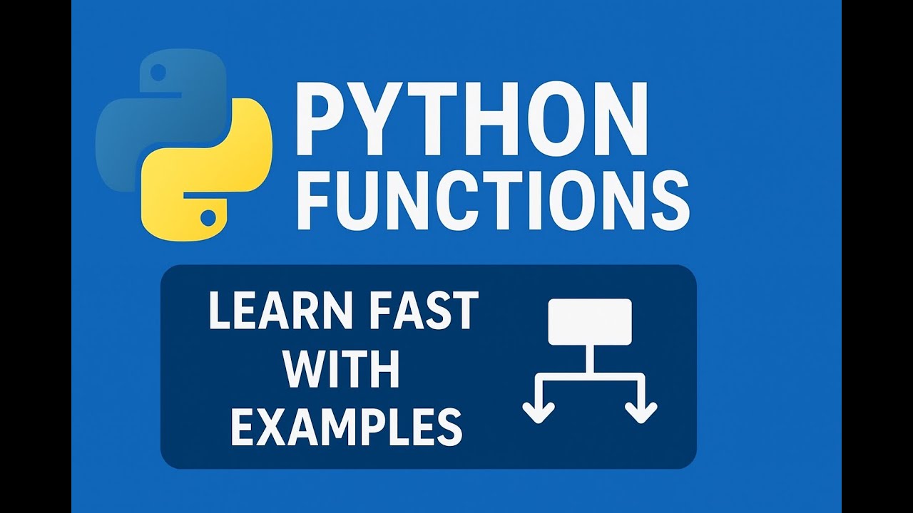 Python Functions Tutorial | Functions in Python Explained for Beginners ...