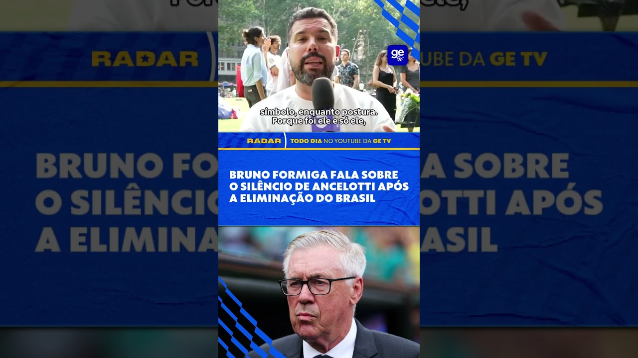 ANCELOTTI DEVERIA TER SE POSICIONADO APÓS DERROTA NA COPA? | Radar | ge tv #shorts