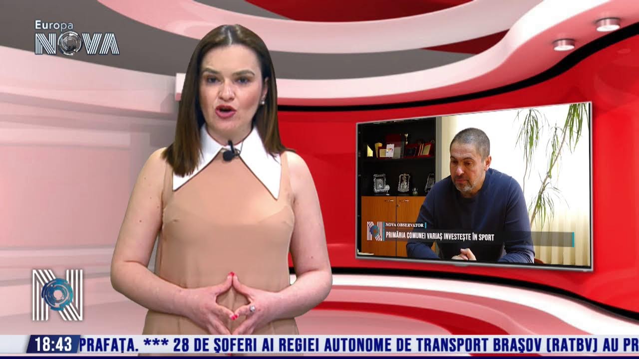 ÎN DIRECT - Știrile orei 18:30 - 02.05.2025 - Tele Europa Nova Timișoara ÎN DIRECT - Știrile orei 18:30 - 02.05.2025 - Tele Europa Nova Timișoara