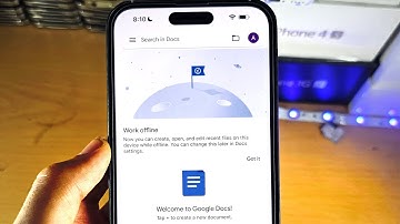ANY iPhone How To Access Google Docs! (Mobile/Desktop version)