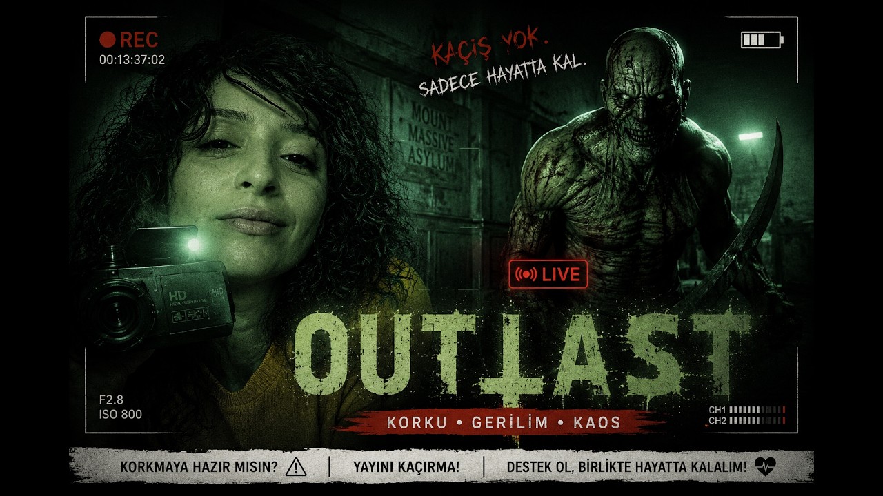 🔴 OUTLAST CANLI YAYIN | KAÇIŞ YOK… SADECE HAYATTA KAL! 😱