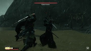 Ghost of Tsushima duel of crashing waves no damage perfect parry lethal difficulty