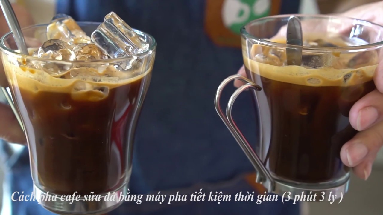 3 phút 3 ly cafe - Pha cafe bằng máy pha tiết kiệm thời gian và chi phí