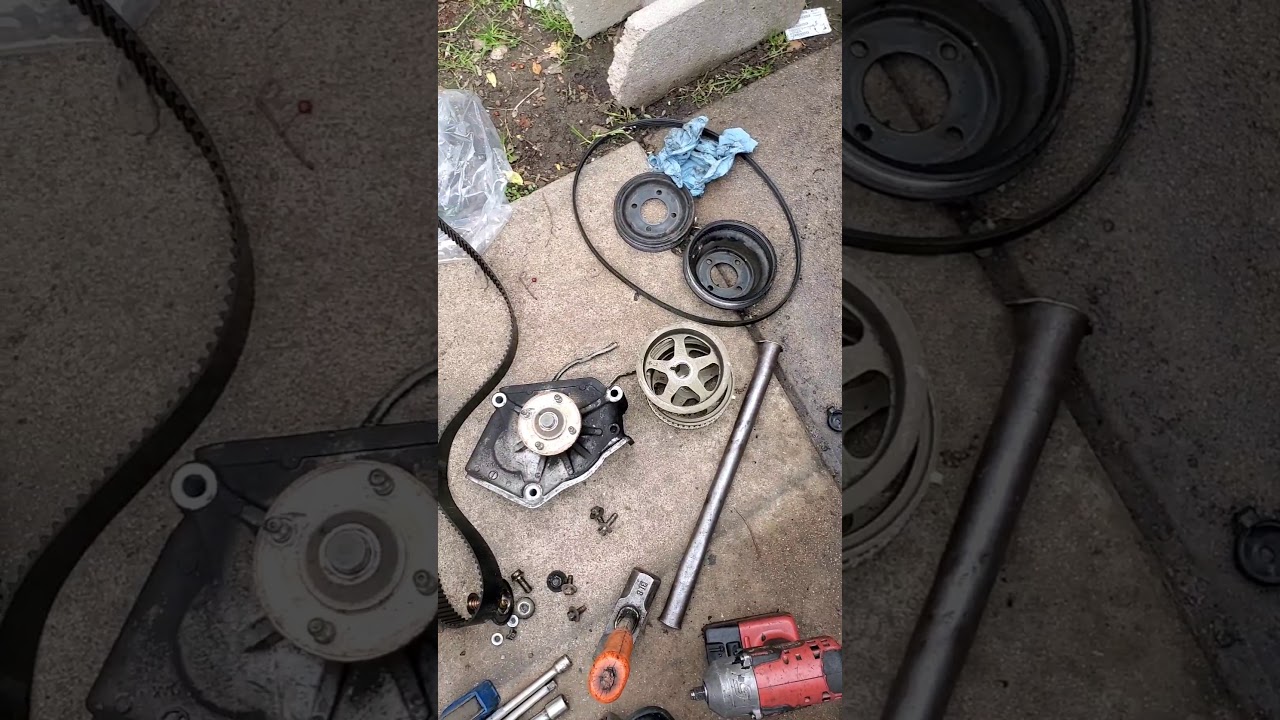 aquí andamos mi gente bella poniendo la cadena del tiempo de una Toyota