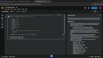 Tugas praktikum Dasar Pemograman pertemuan 5 | Mutiara Nabila