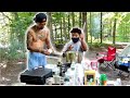 COOKING OUT SIDE WHILE CAMPING : BEST MEMORIES EVER!! / Tokyo Meets Brooklyn (日本語字幕)