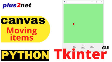 Moving objects in Tkinter Canvas  in different directions by using buttons or by timer