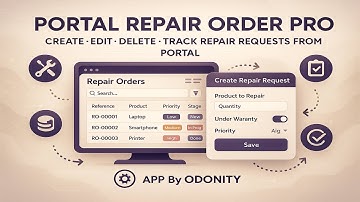 Odoo Portal Repair Order Pro | Submit Repair Order Request From Portal in Odoo #odoo #odoo19 #odoo18