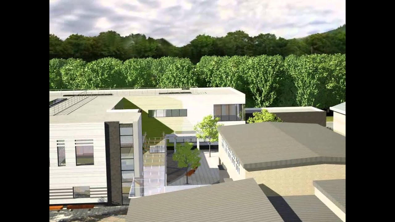 Y Pant School fly through YouTube