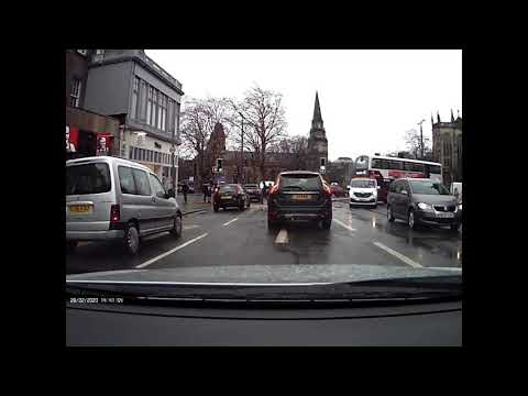 Edinburgh pedestrian road rage
