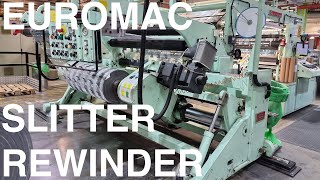 Euromac slitter rewinder for flexibles