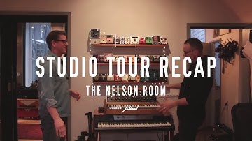 Studio Tour Recap: The Nelson Room - Guitar Pedals & MiniMoog