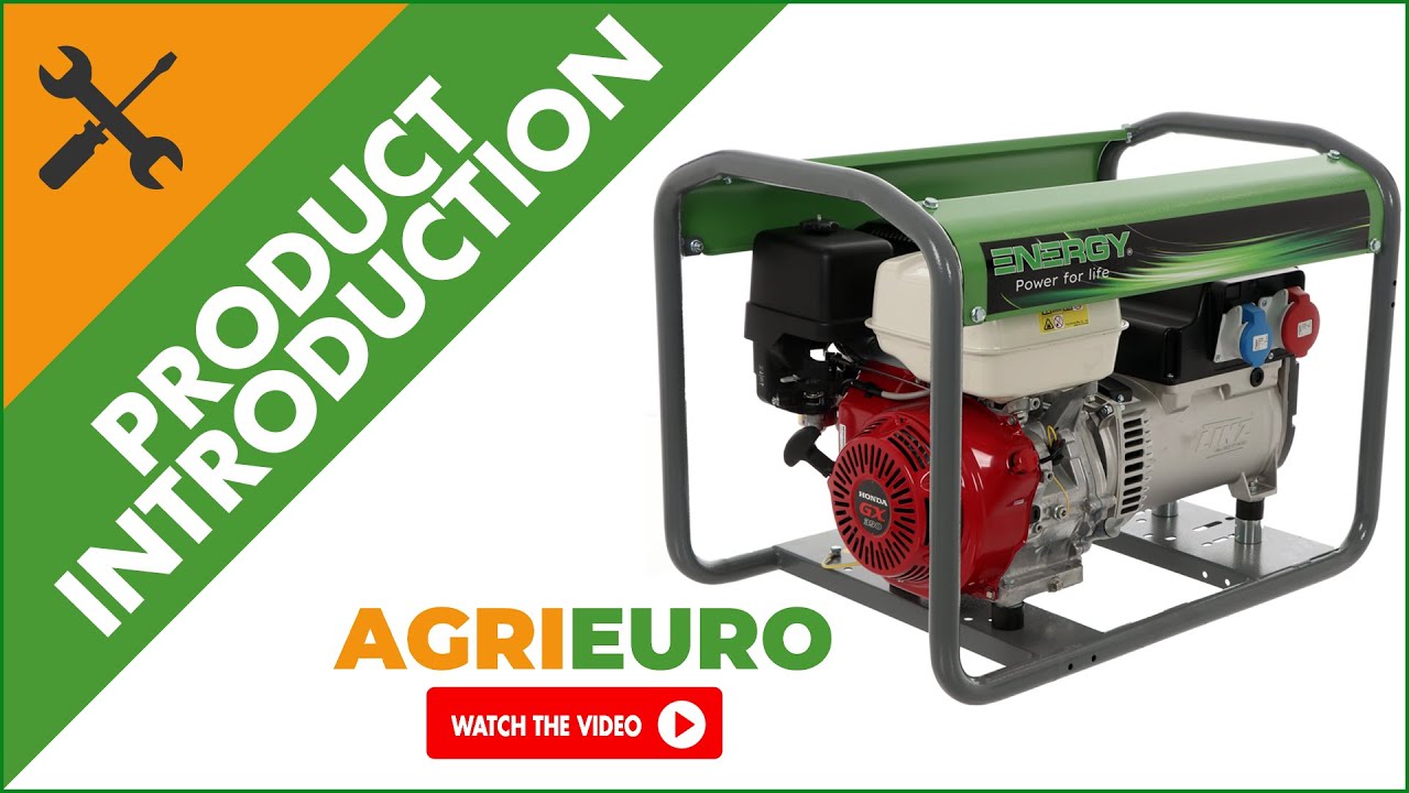 ENERGY EY-7TB Three-phase Generator 5.6 kW, Honda GX390, Italian alternator - Product introduction