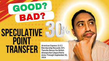 Speculative Travel Points Transfer? Good or Bad? #chasebank #creditcard #americanexpress