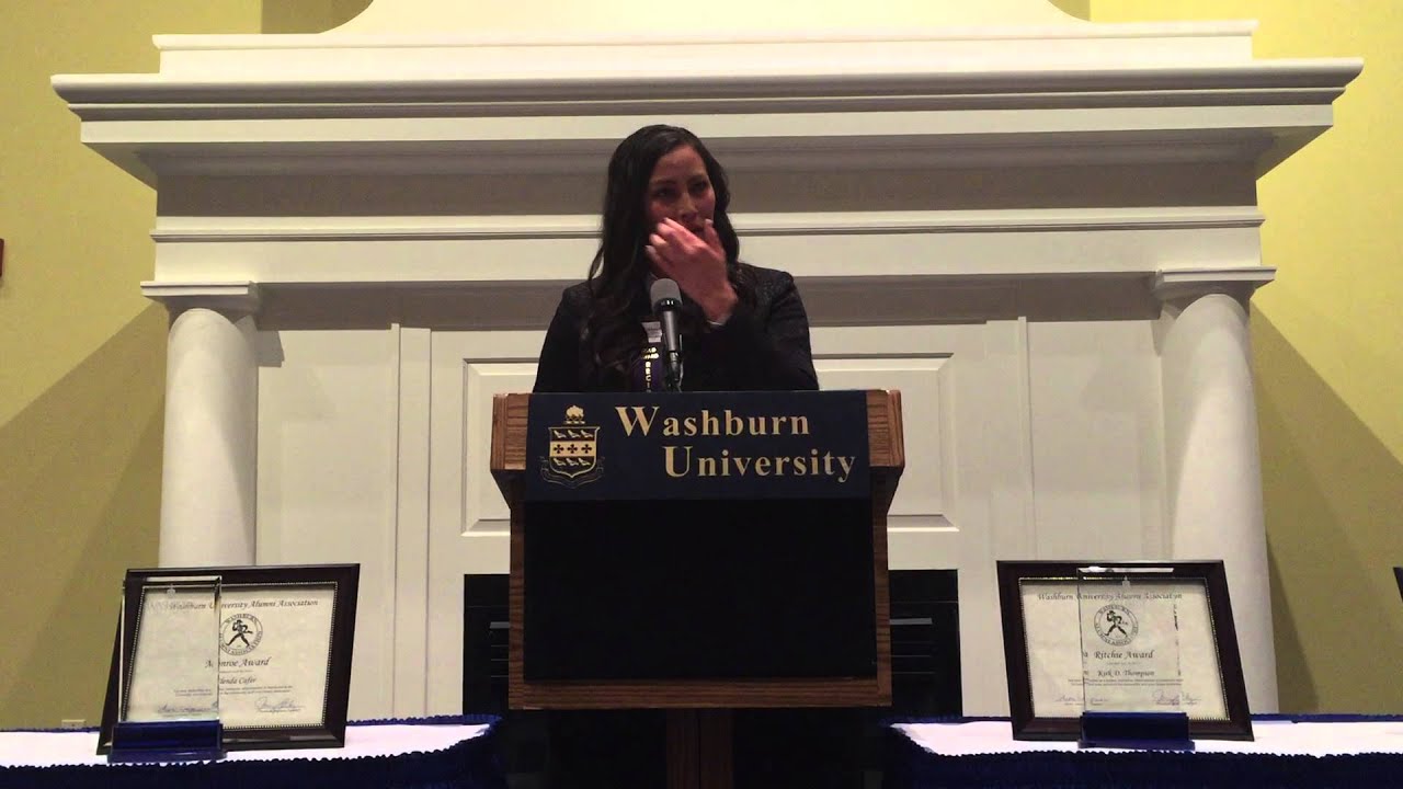 Graduate of the Last Decade Award recipient Hattie Mitchell