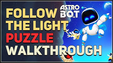 Follow The Light Astro Bot Puzzle